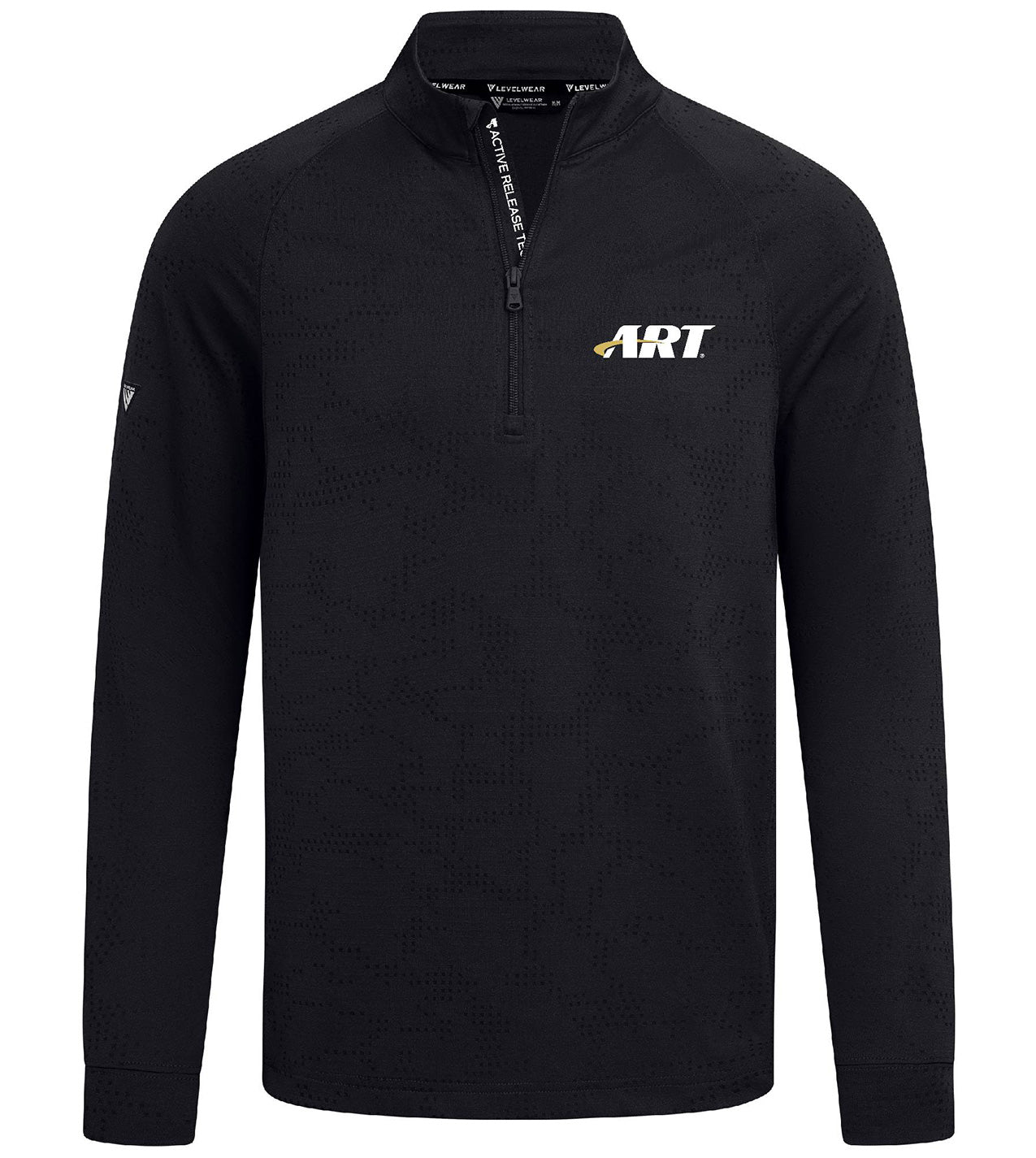 ART Trek Midlayer – Performance Stretch Quarter Zip – Black