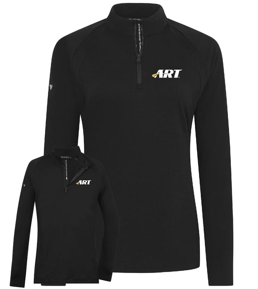 ART Flex Midlayer – Women’s Performance Quarter Zip – Black