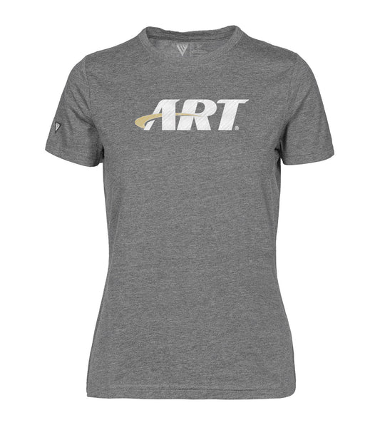 ART Maddox Top – Women’s Everyday Comfort Tee – Heather Steel Grey