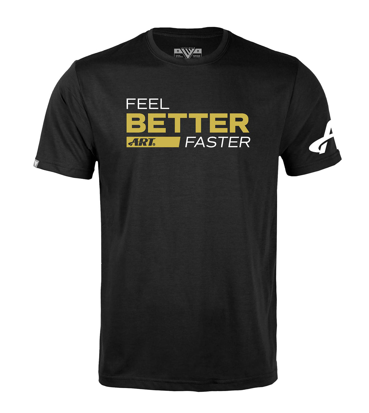 ART Feel Better Faster T-Shirt – Men’s Everyday Jersey Tee – Black