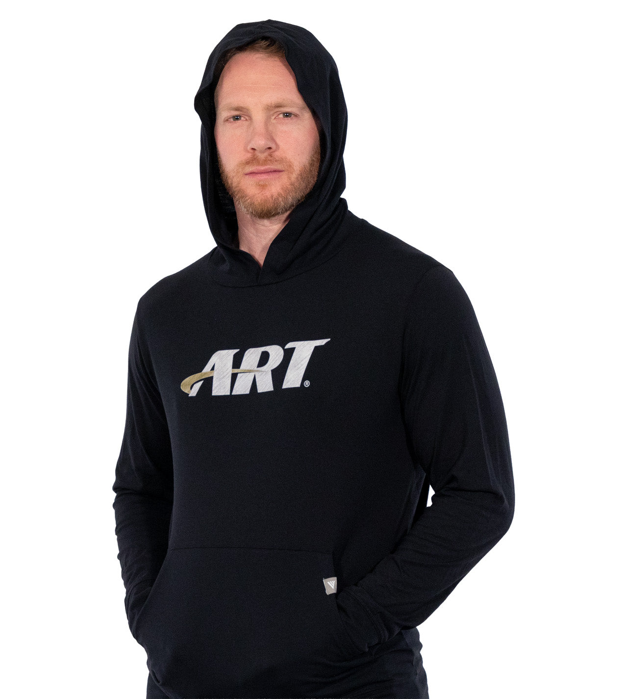 ART Relay Long Sleeve – Men’s Modern Performance Crew – Black