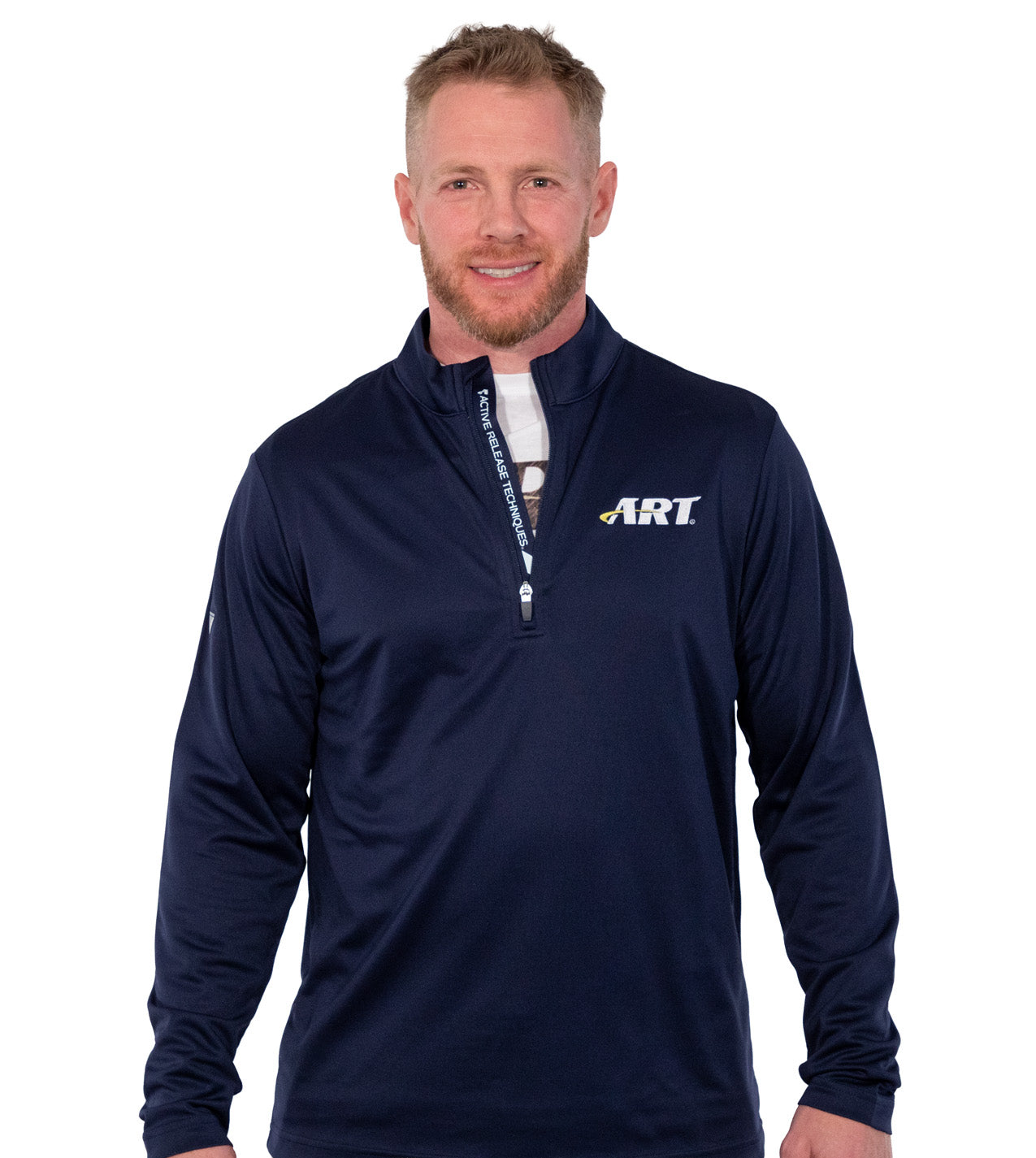 ART Heron Midlayer – Lightweight Performance Quarter Zip – Navy