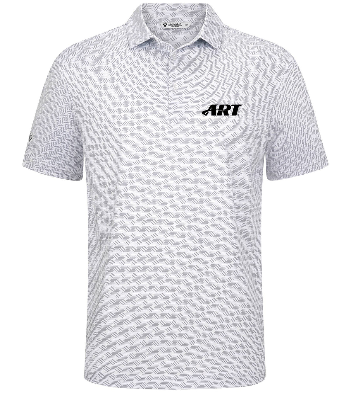 ART Victor Polo – Sustainable Performance Golf Polo – White