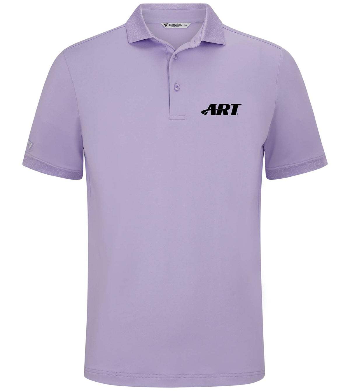 ART Break Polo – Sustainable Performance Golf Polo – Pastel Lilac