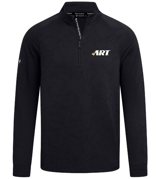 ART Trek Midlayer – Performance Stretch Quarter Zip – Black