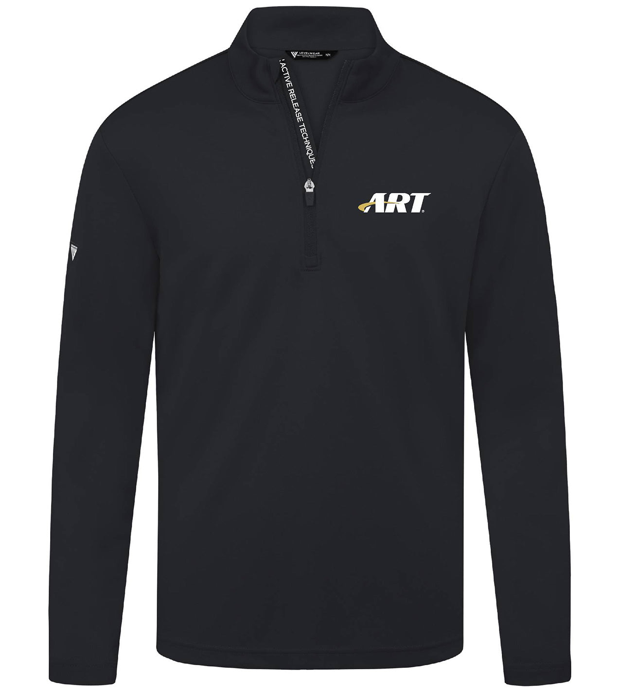 ART Heron Midlayer – Lightweight Performance Quarter Zip – Black