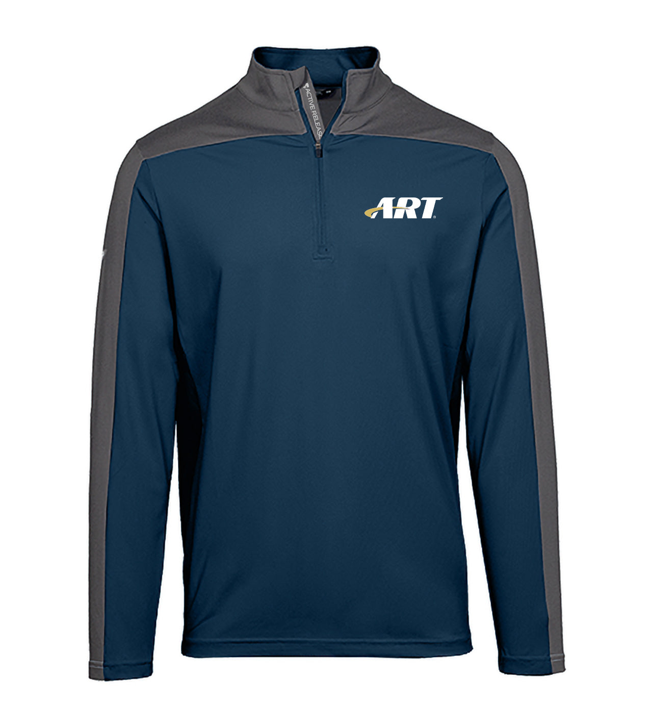 Pitch Quarter Zip Midlayer – ART Provider Performance Layer – Navy/Charcoal