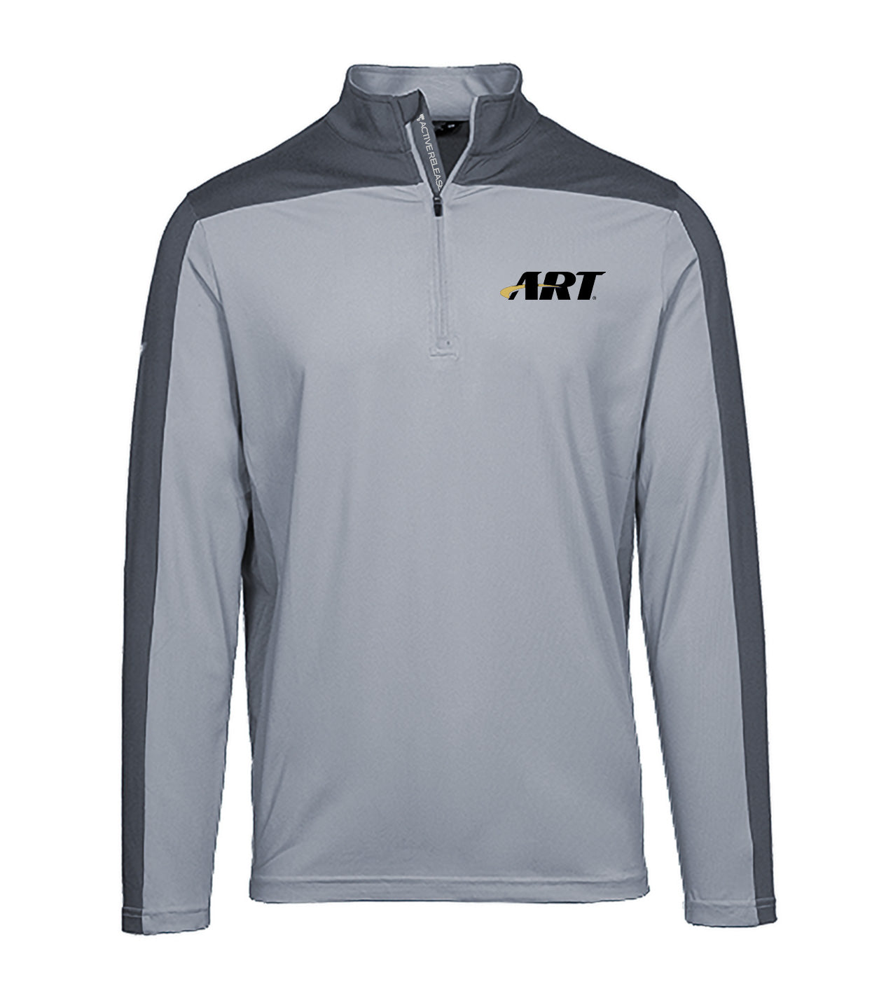 Pitch Quarter Zip Midlayer – ART Provider Performance Layer – Pebble/Charcoal
