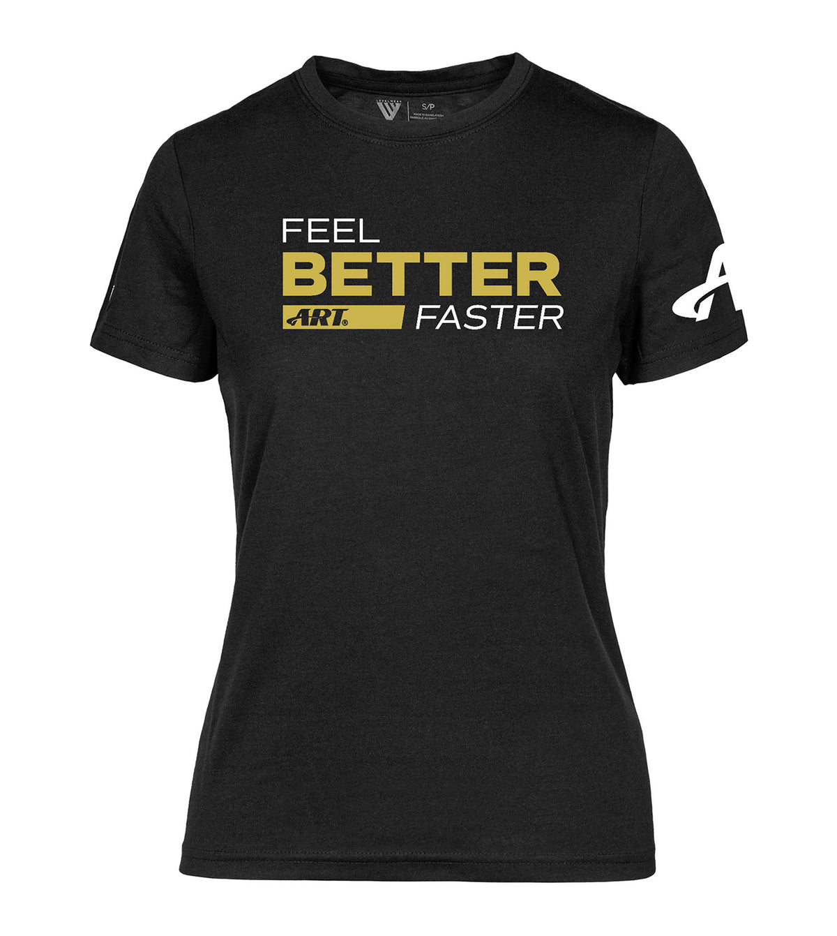 ART Feel Better Faster Top – Women’s Everyday Comfort Tee – Black