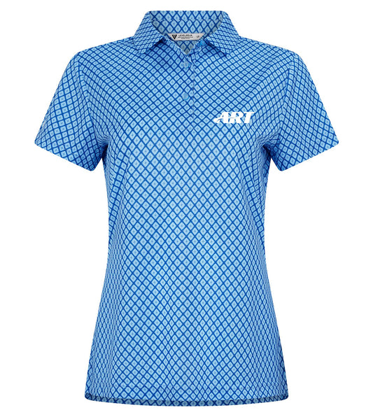 ART Sapphire Polo (Women’s) – Sustainable Performance Golf Polo – Ice 2