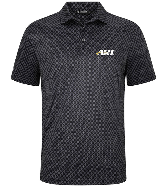 ART Sapphire Polo – Sustainable Performance Golf Polo – Black