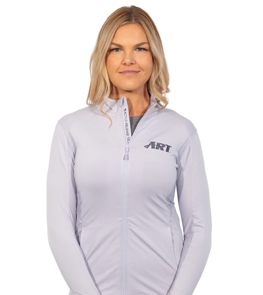 ART Alyssa Midlayer – Women’s Full-Zip Performance Jacket – Evening Haze