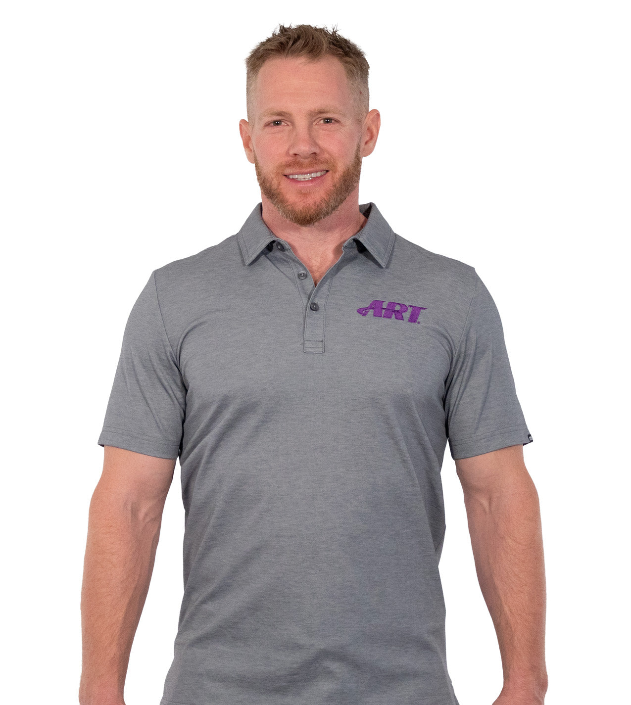 TravisMathew Light Grey Polo