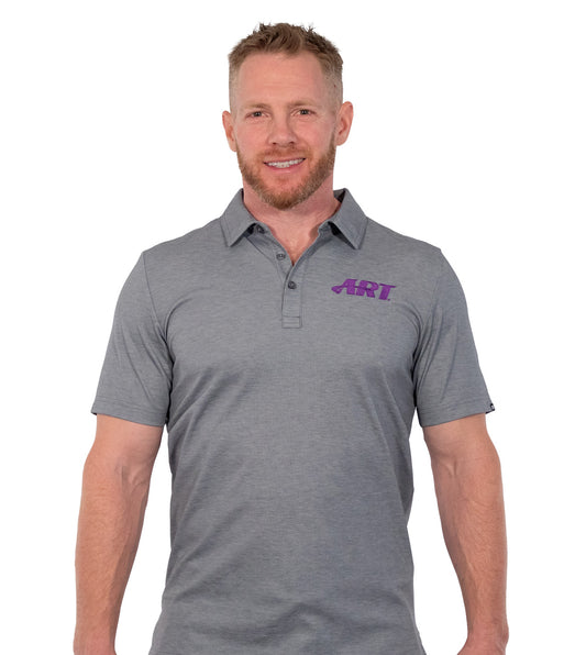 TravisMathew Light Grey Polo