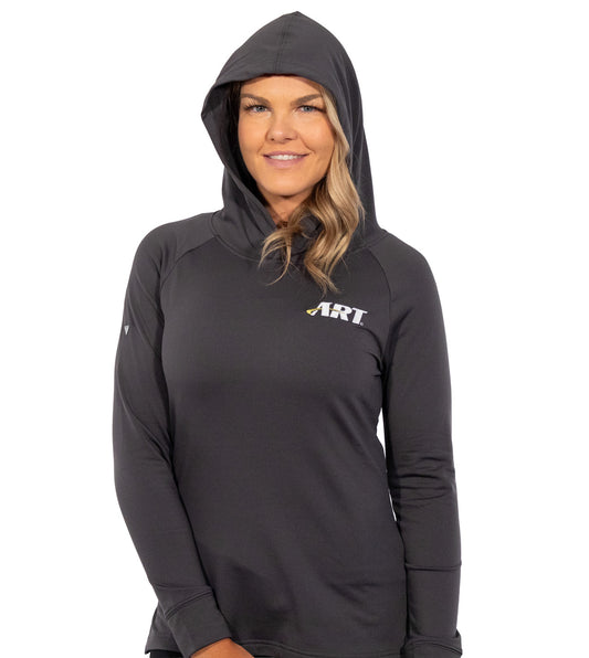 ART Impression Midlayer – Women’s Performance Hoodie – Charcoal