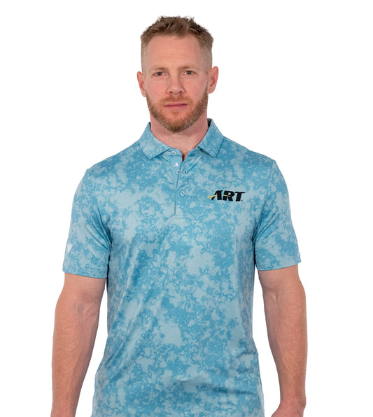 ART Whisper Polo – Sustainable Performance Golf Polo – Overcast