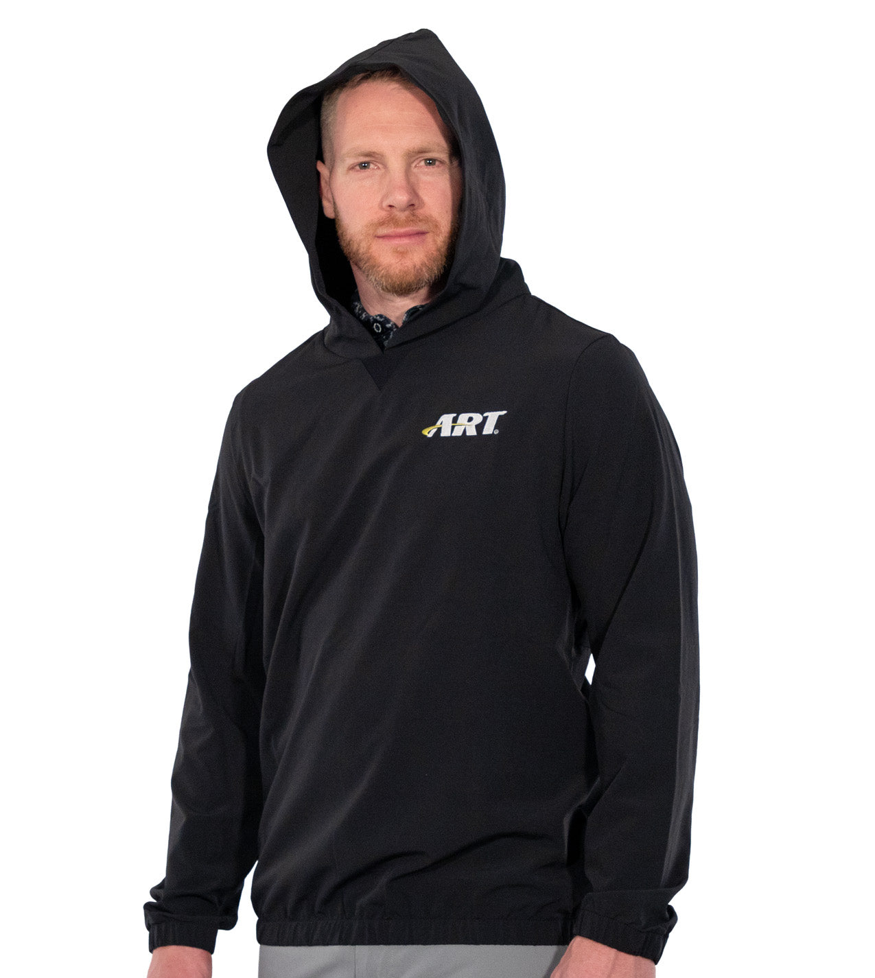 ART Action Midlayer – Performance Stretch Pullover – Black