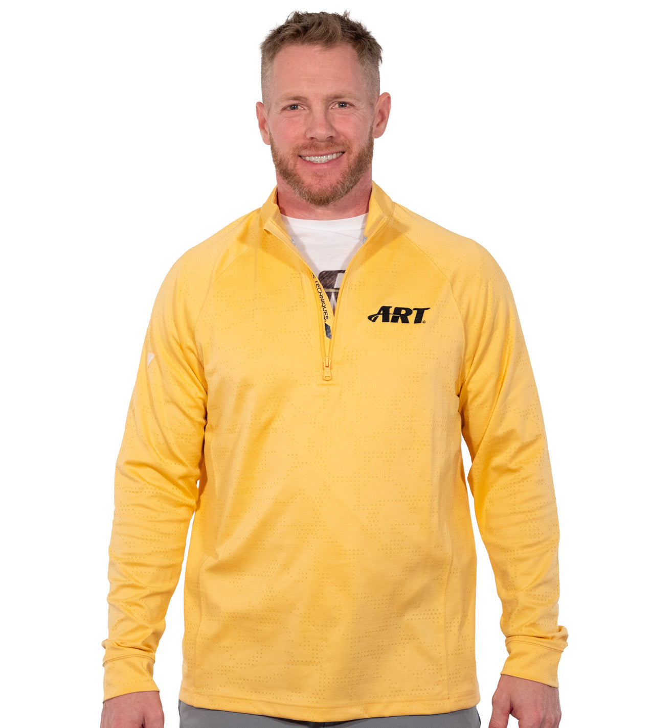ART Trek Midlayer – Performance Stretch Quarter Zip – Sorbet