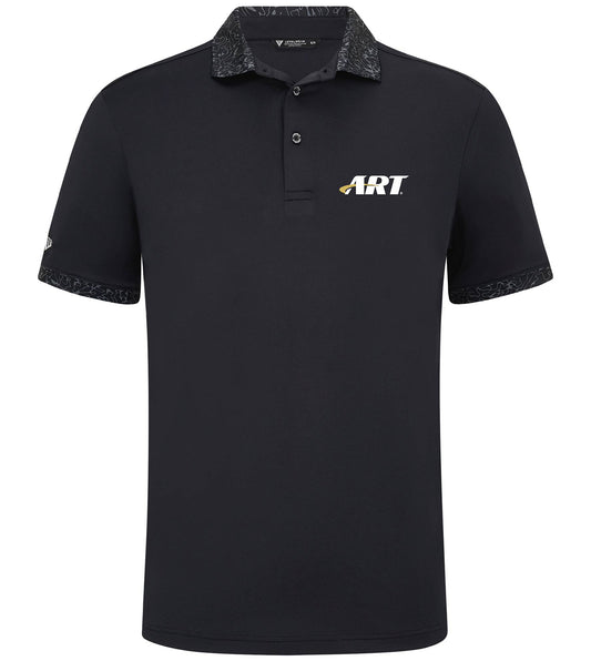 ART Break Polo – Sustainable Performance Golf Polo – Black