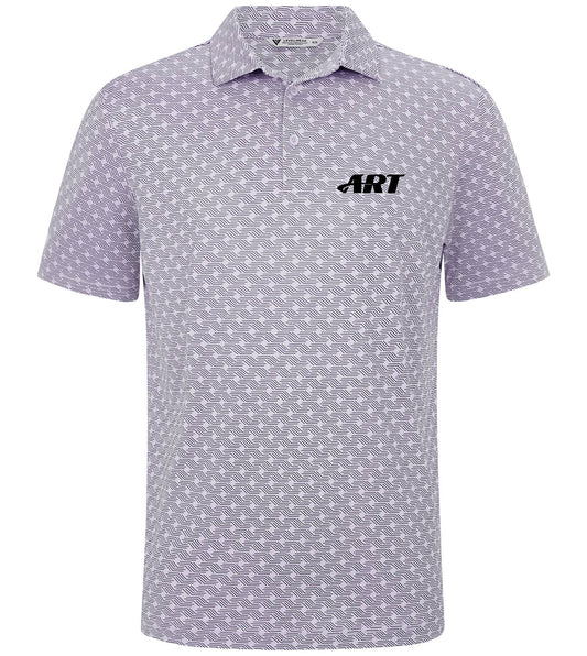 ART Victor Polo – Sustainable Performance Golf Polo – Pastel Lilac