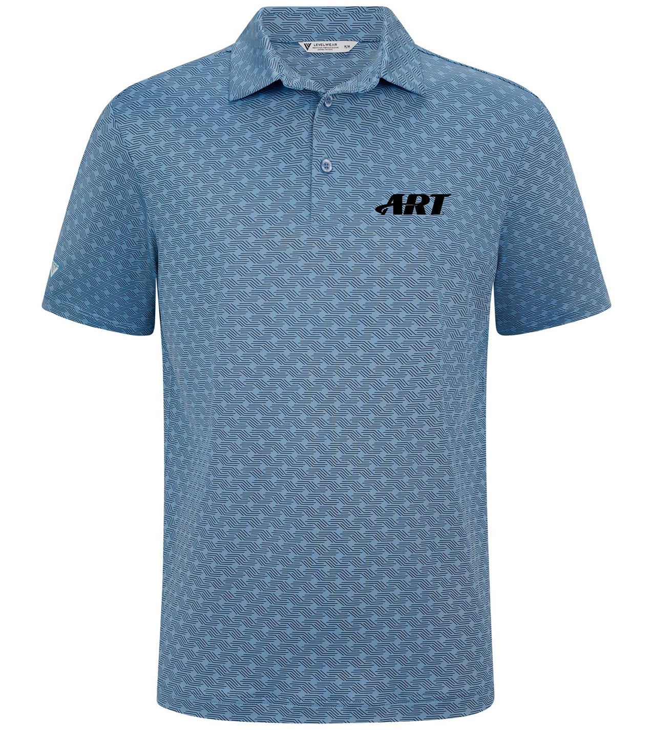 ART Victor Polo – Sustainable Performance Golf Polo – Blue Heaven